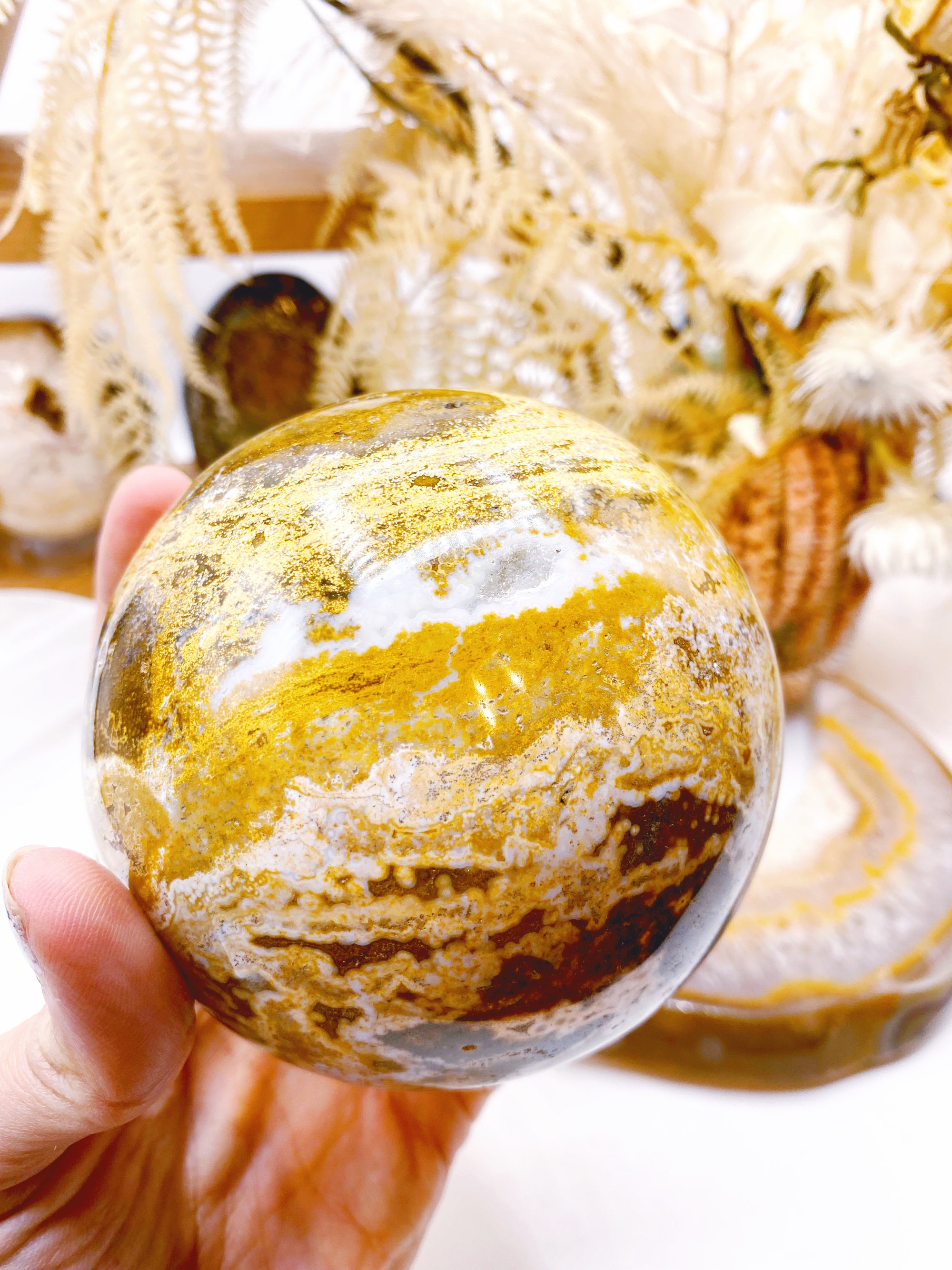 Ocean Jasper Sphere