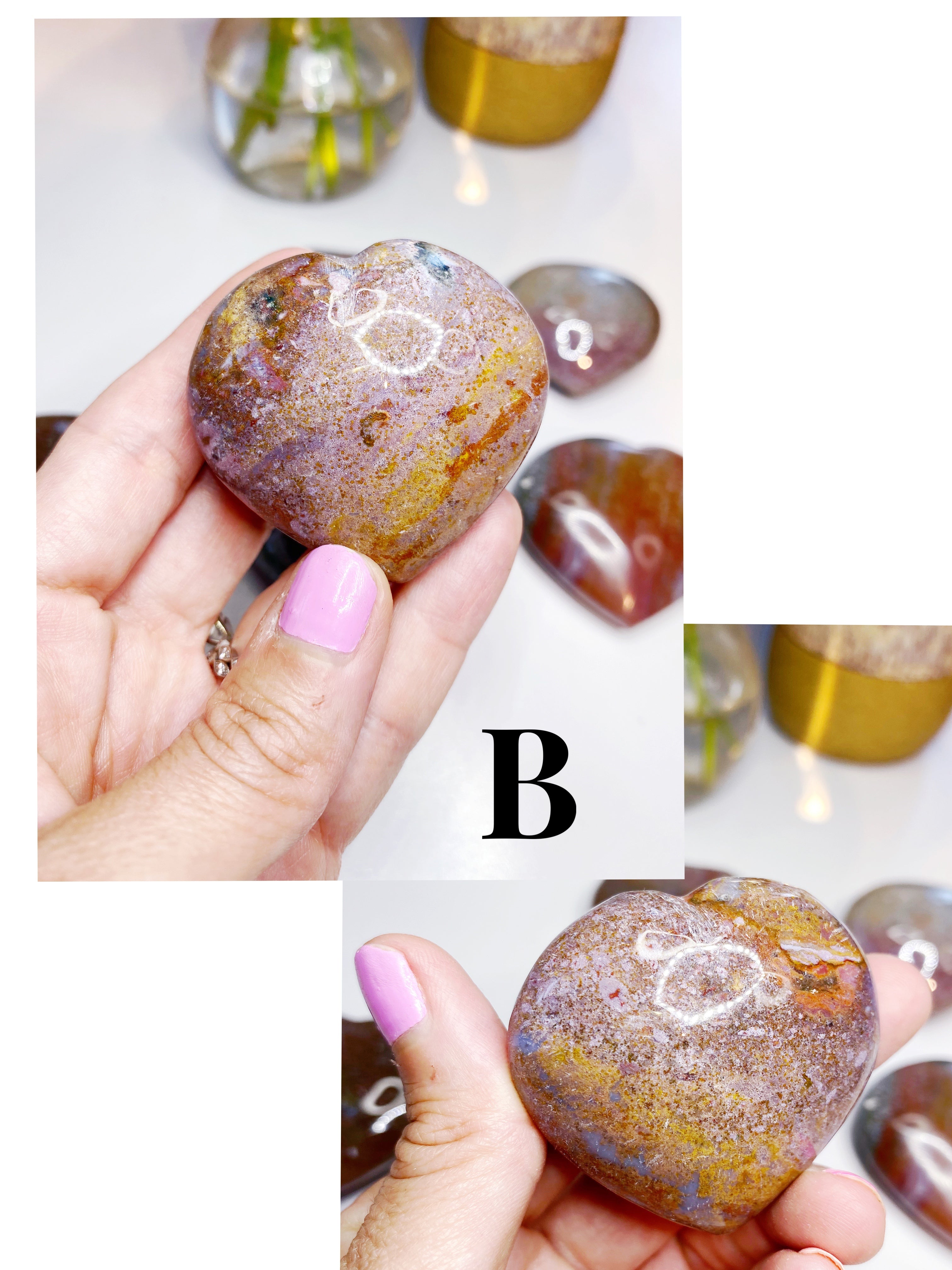 Ocean Jasper Hearts - Baltic Mermaid