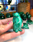 Malachite Carved Penguin