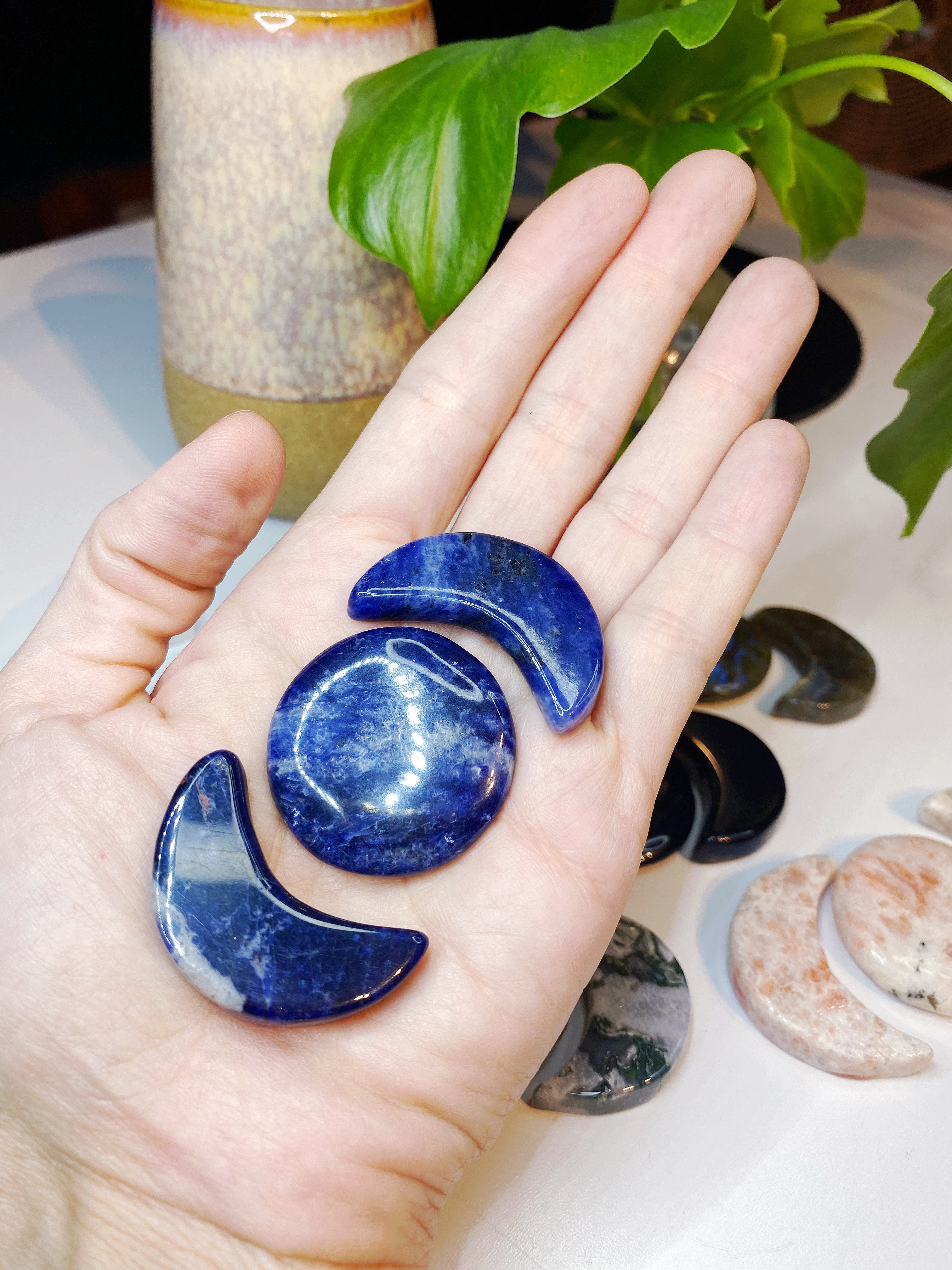 Moon Phase Crystal Set - Baltic Mermaid