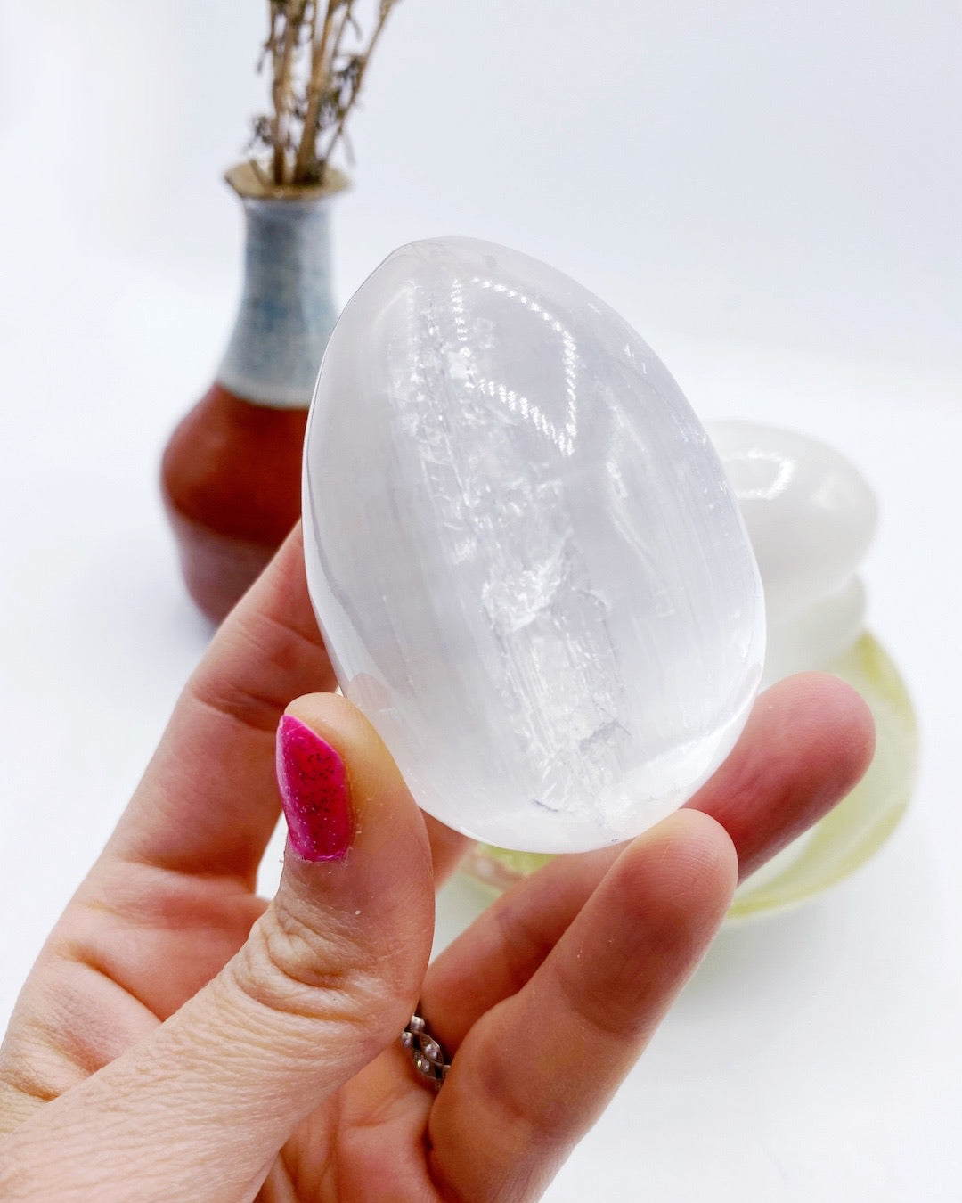 Selenite Egg - Baltic Mermaid