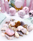 Pink Opal Tumbled Stones