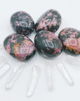 Rhodonite Palm Stones