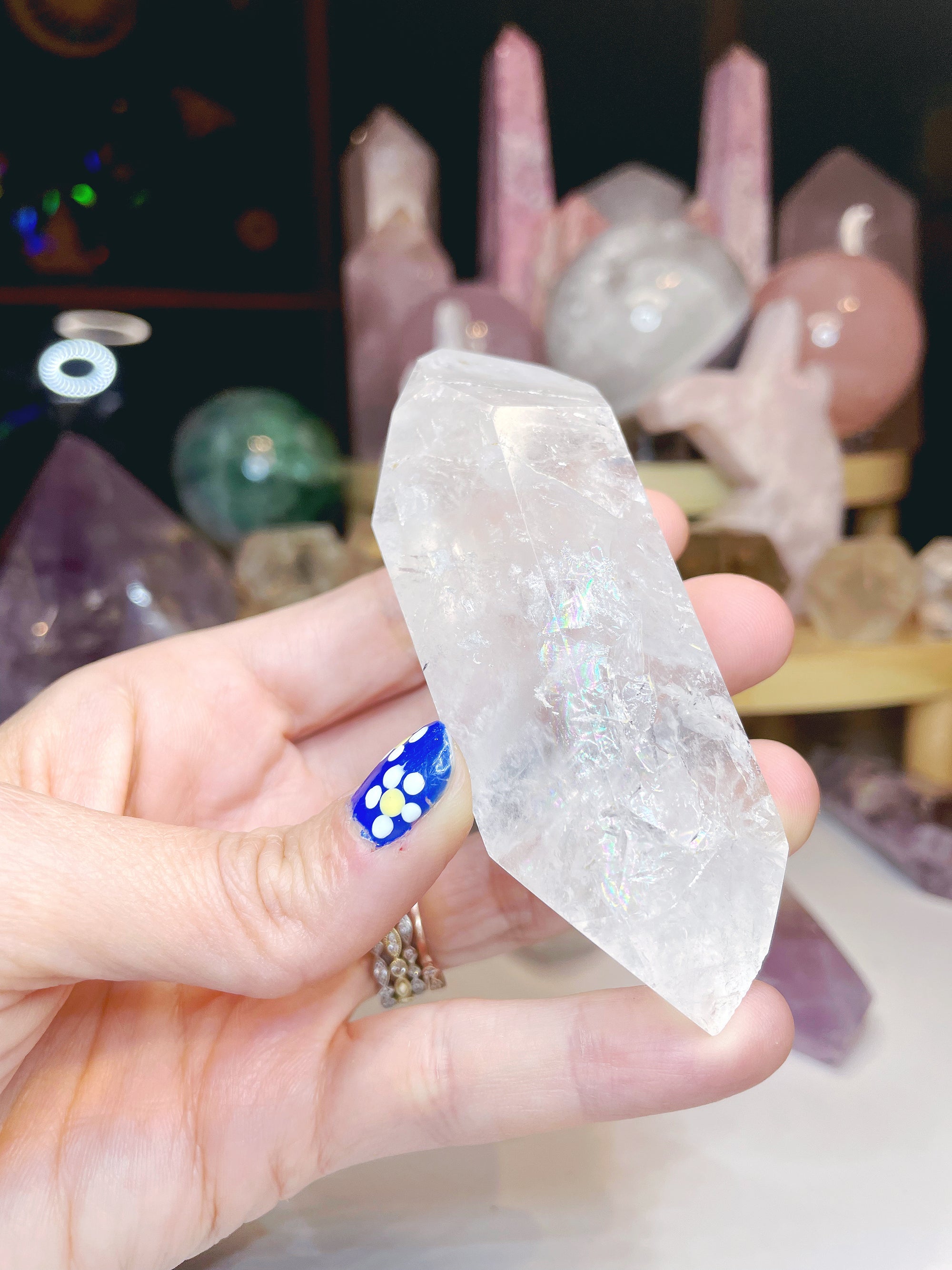 Double Terminated Clear Quartz Point