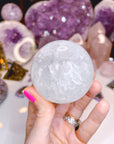 Quartz/Agate Amethyst Sphere