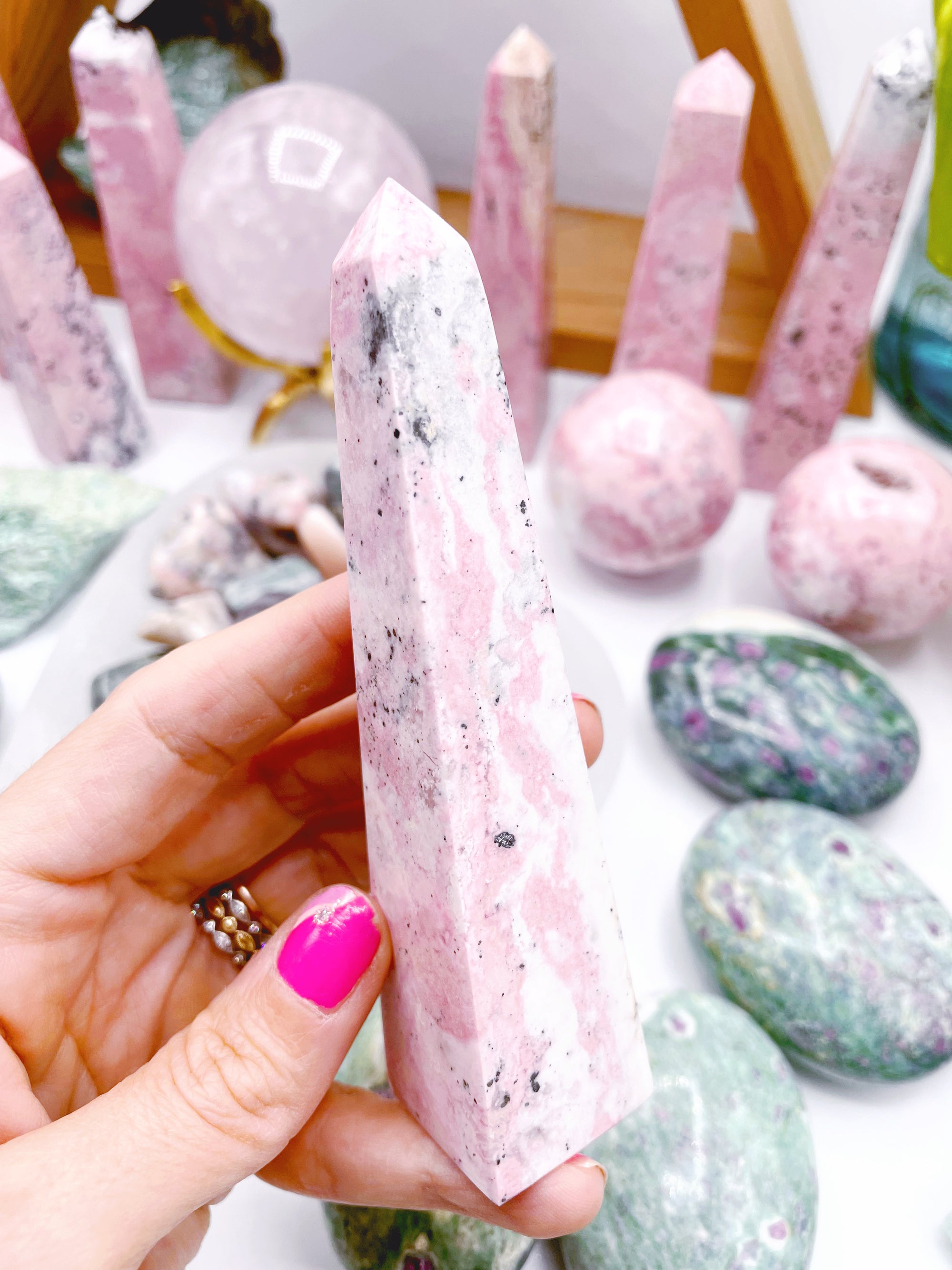 Rhodonite Obelisk