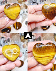 Tiger Eye Hearts