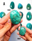 Chrysocolla Palm Stones/Large Tumbles