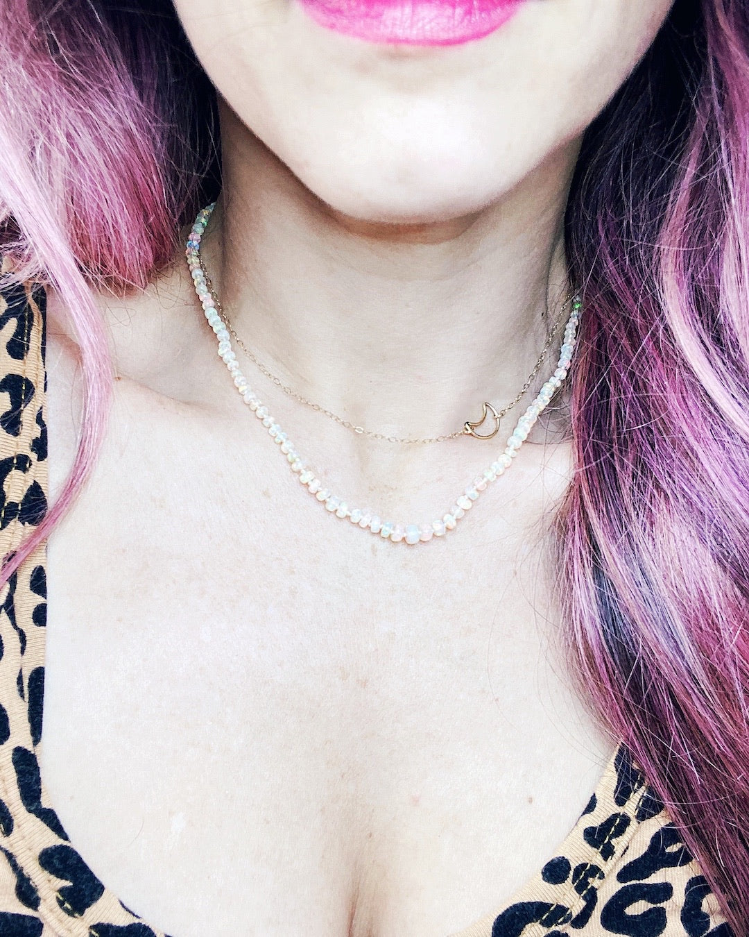 Ethiopian Opal Candy Necklace - Baltic Mermaid