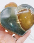 Polychrome Jasper Large Hearts