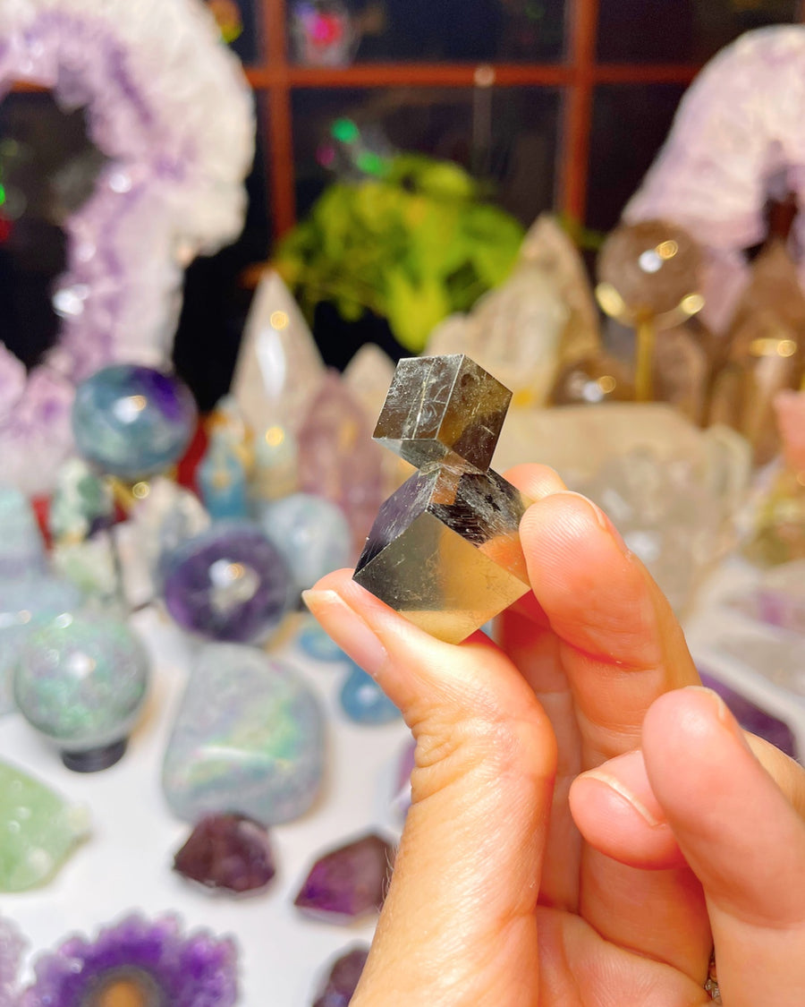 Natural Pyrite Cube Cluster - 23B