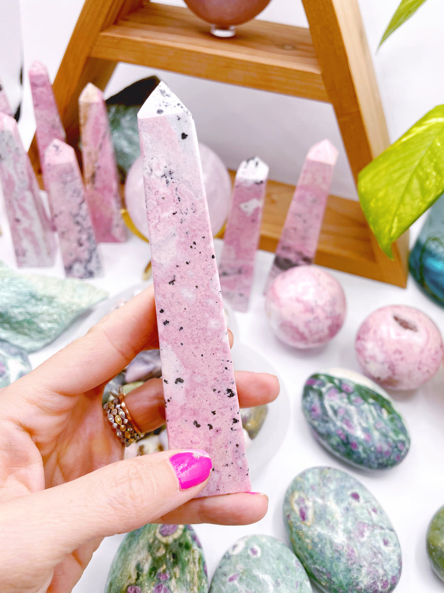 Rhodonite Obelisk