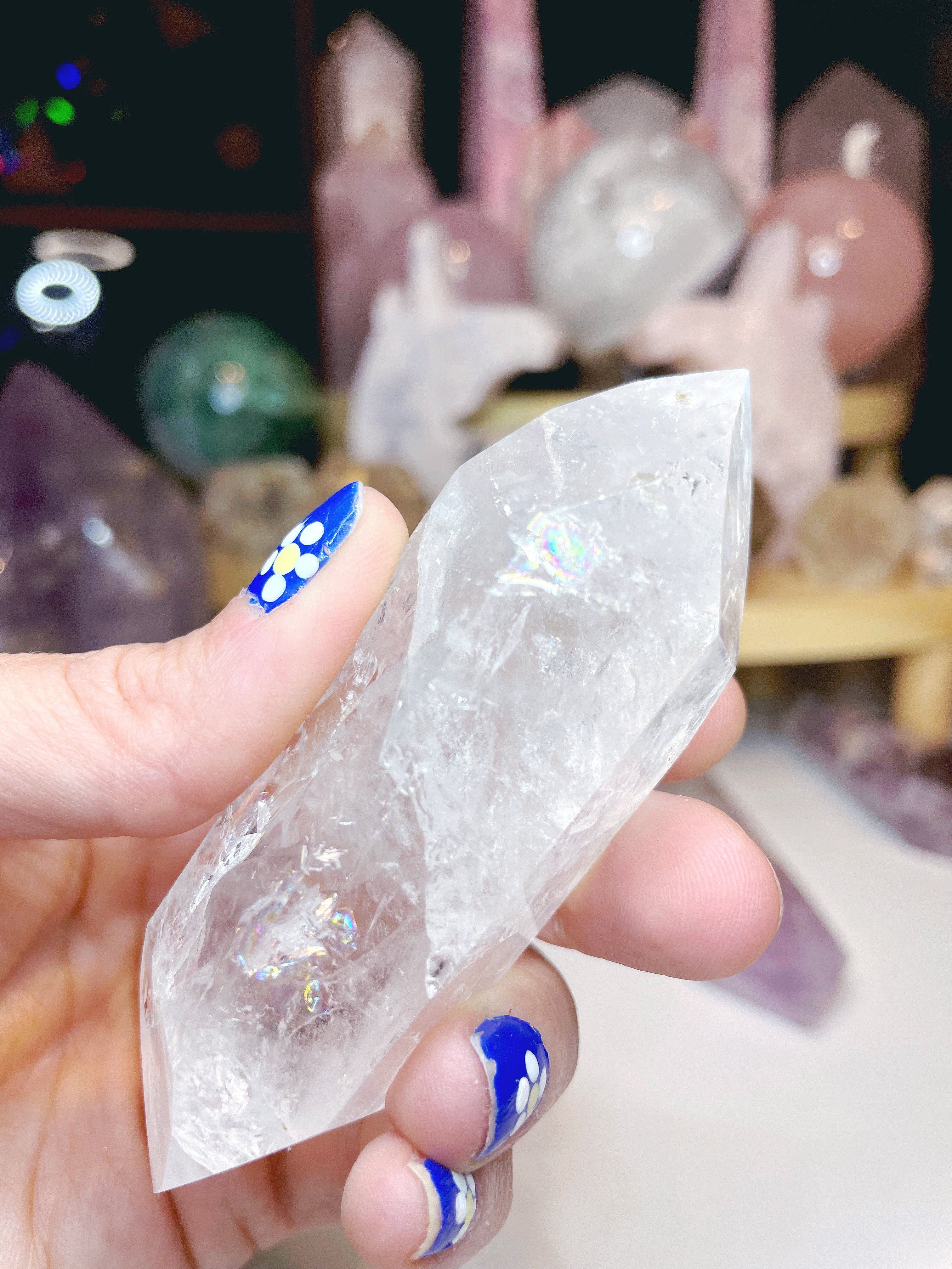 Double Terminated Clear Quartz Point - Baltic Mermaid