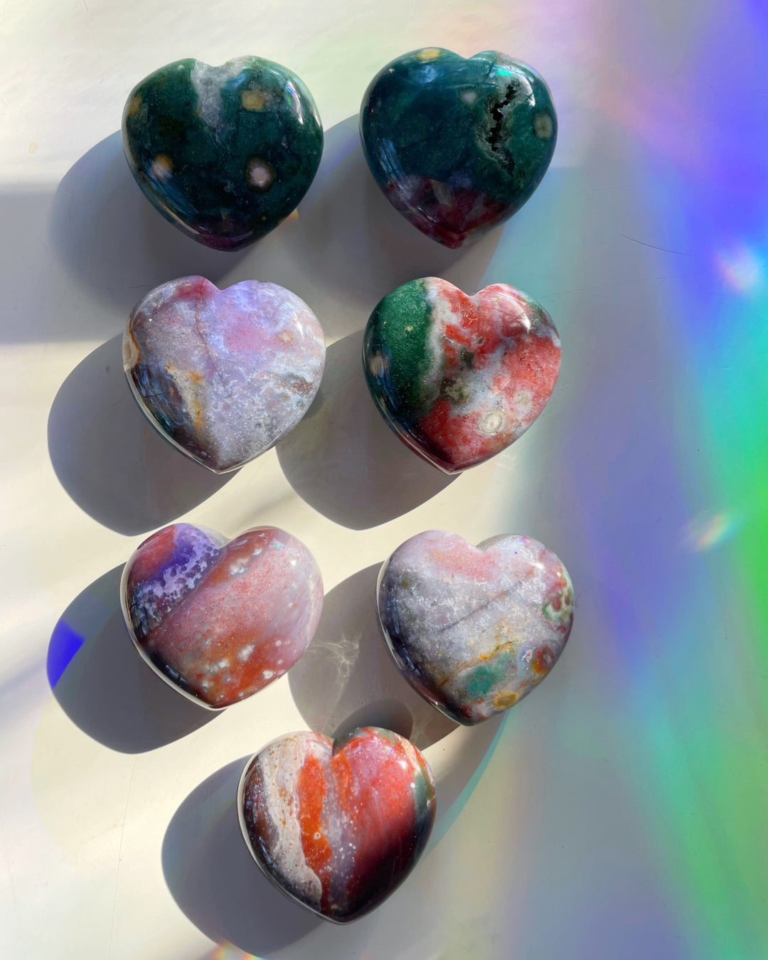 Ocean Jasper Hearts - Baltic Mermaid