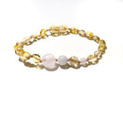 Moon Dust Baltic Amber Bracelet - Pink - Baltic Mermaid
