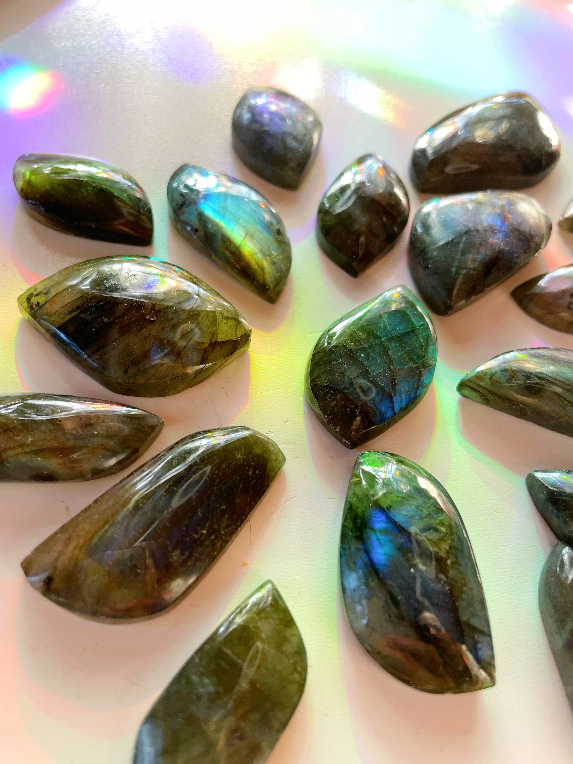 Labradorite “Leafy” Shape