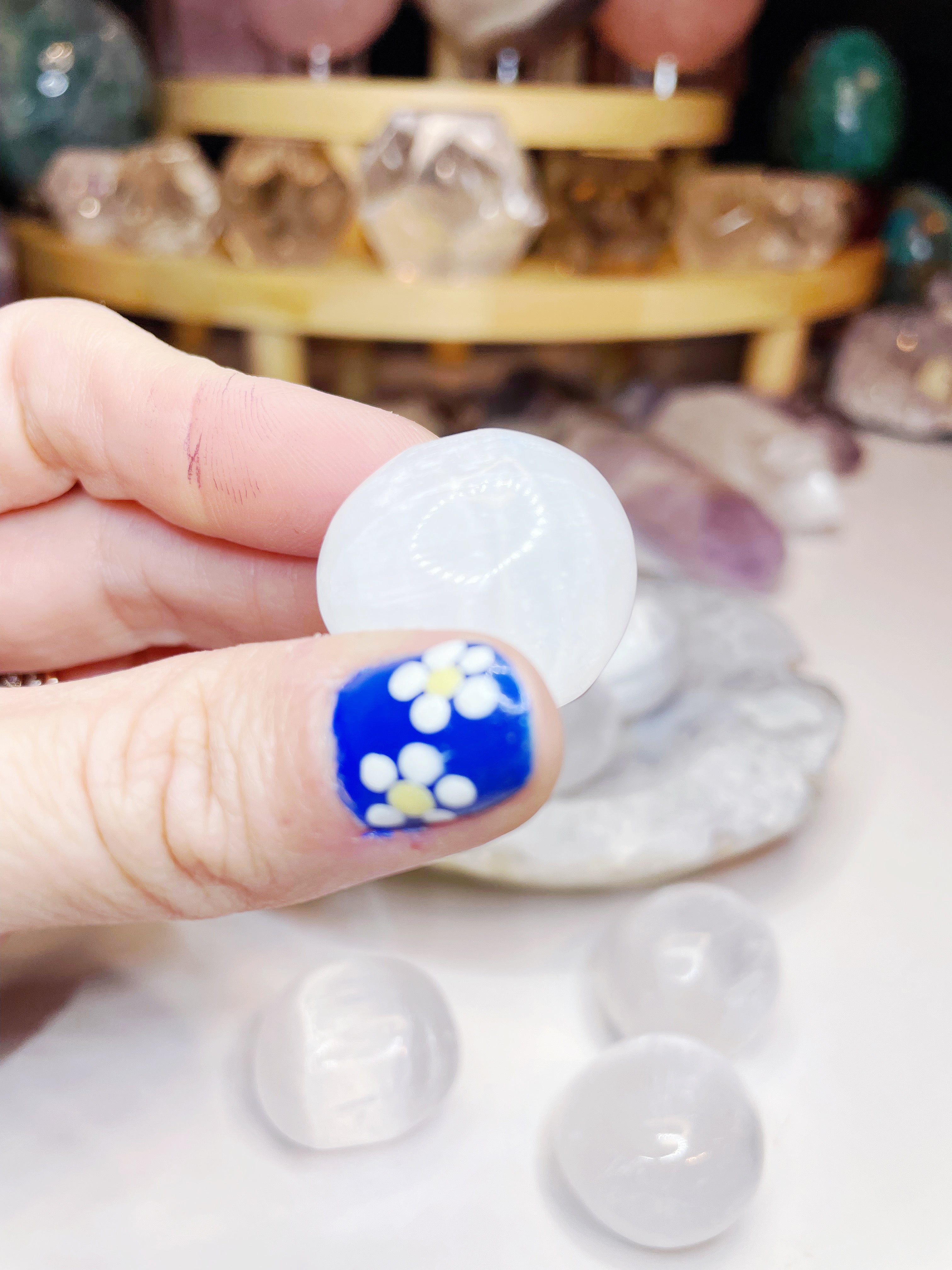 Selenite Tumbled Stones - Baltic Mermaid