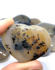 Dendritic Agate Puffed Heart