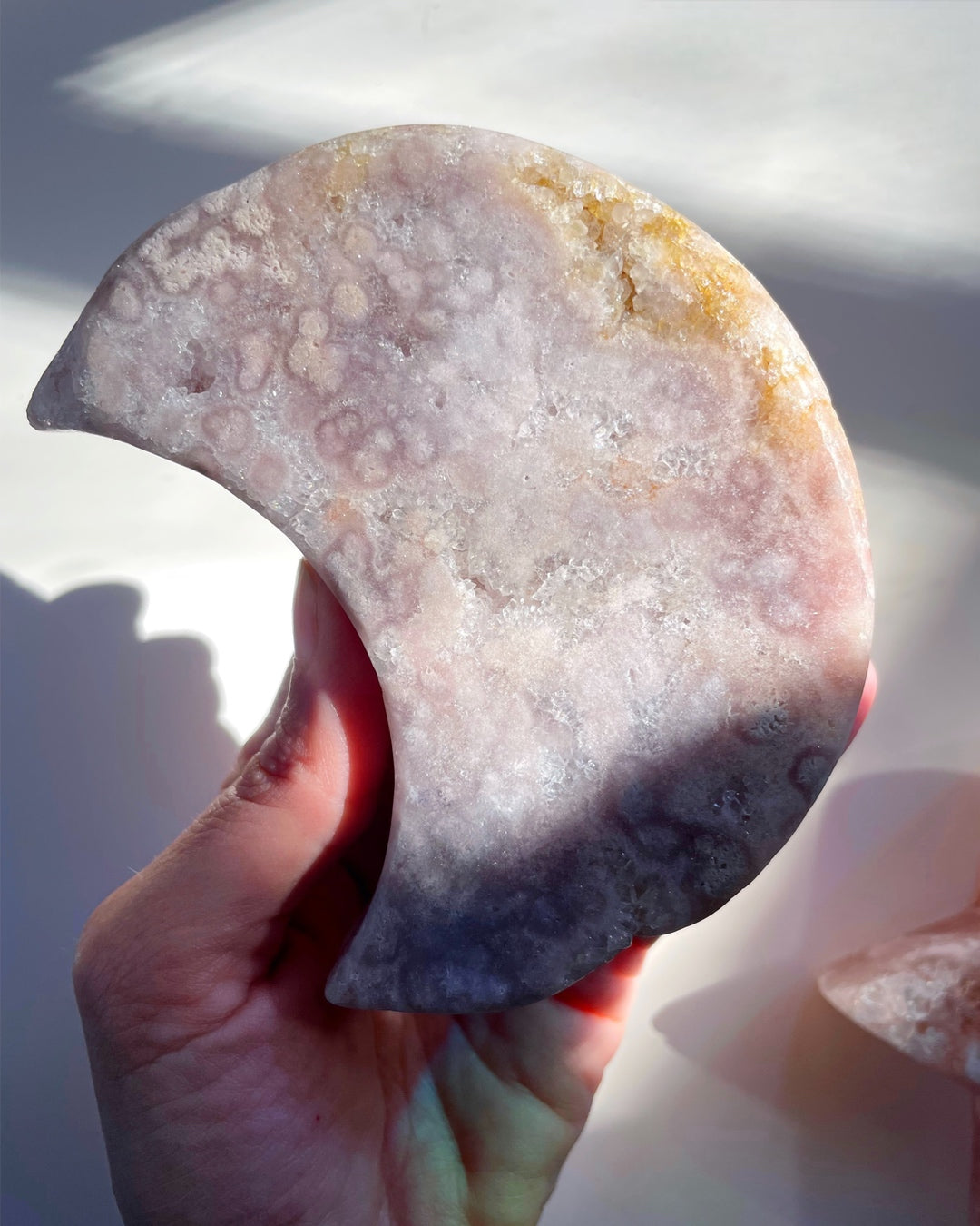 Pink Amethyst Moon - Baltic Mermaid