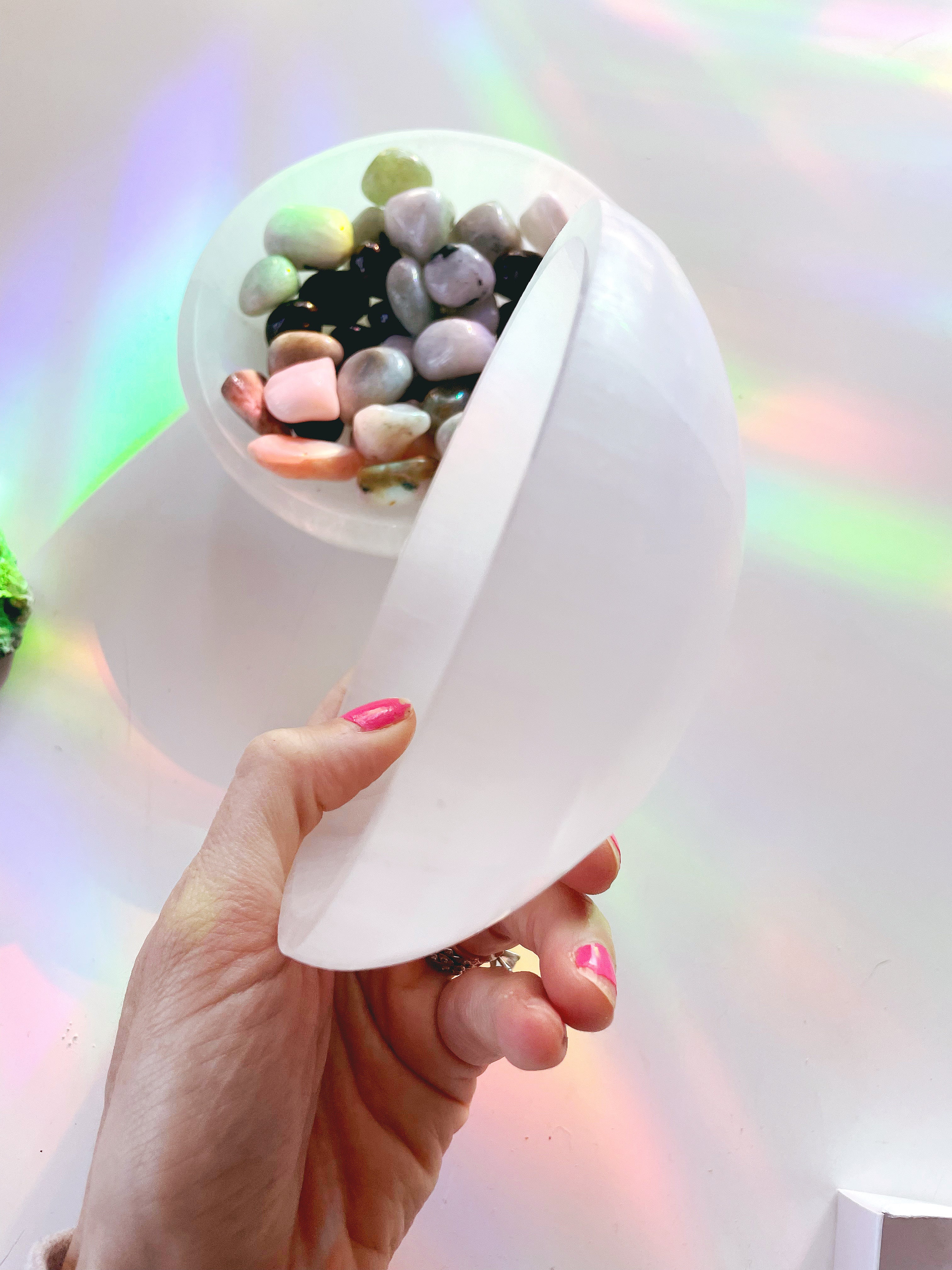 Selenite Dish - Baltic Mermaid