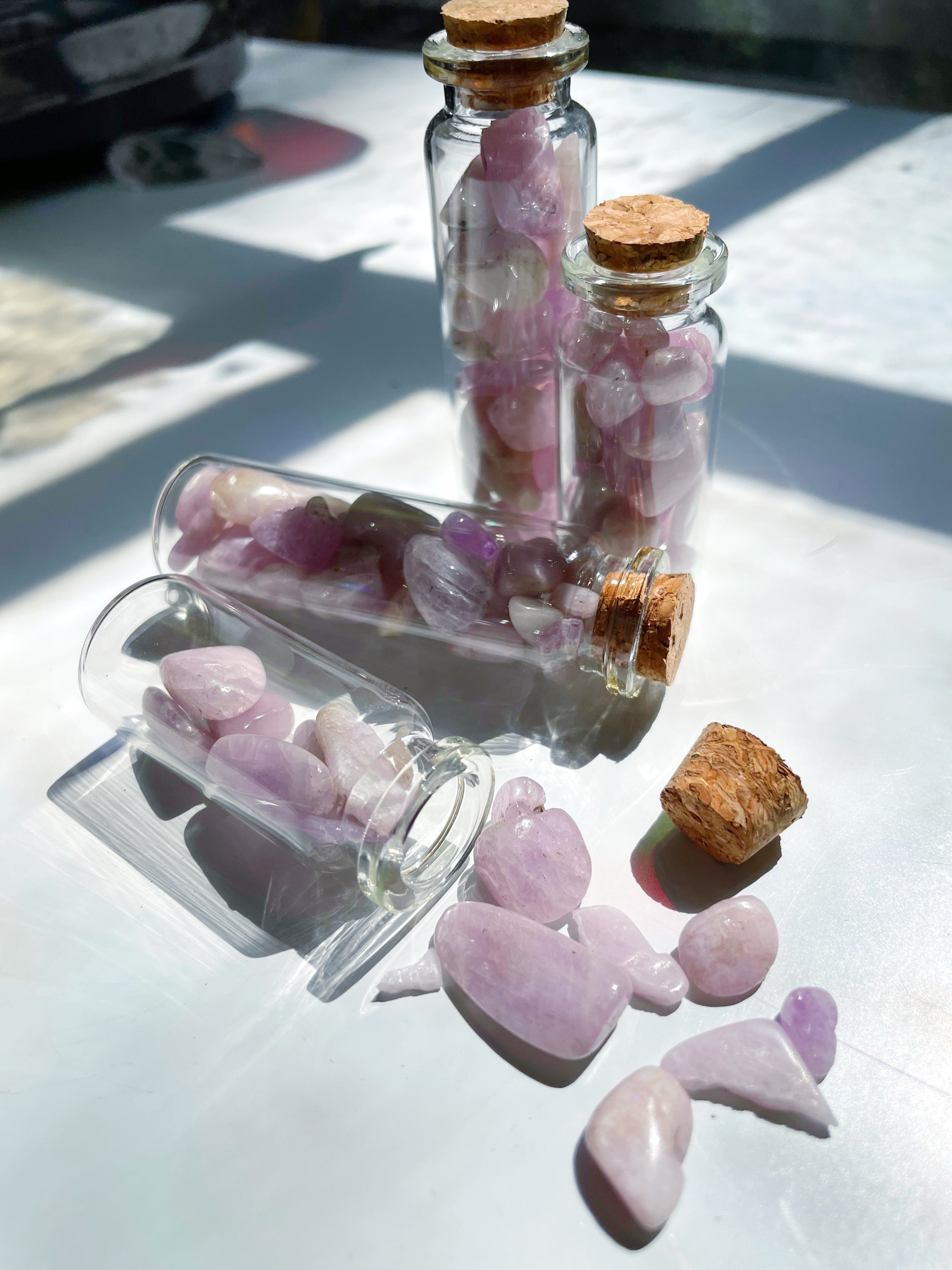Morganite Chip Bottles - Baltic Mermaid
