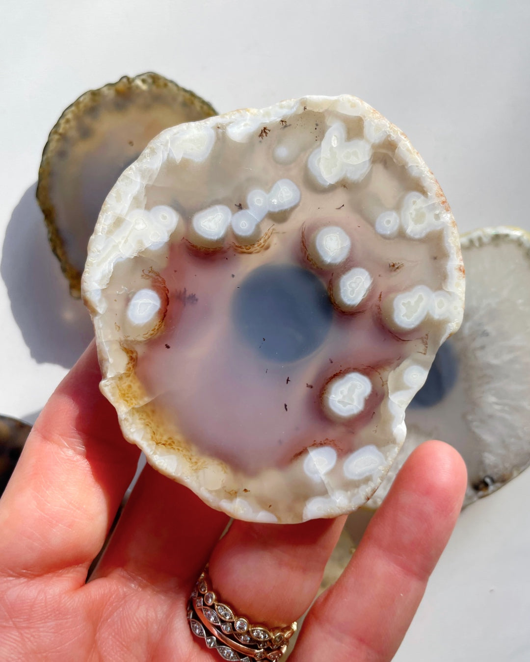 Agate Magnet Set G - Baltic Mermaid