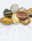 Polychrome Jasper Palm Stones