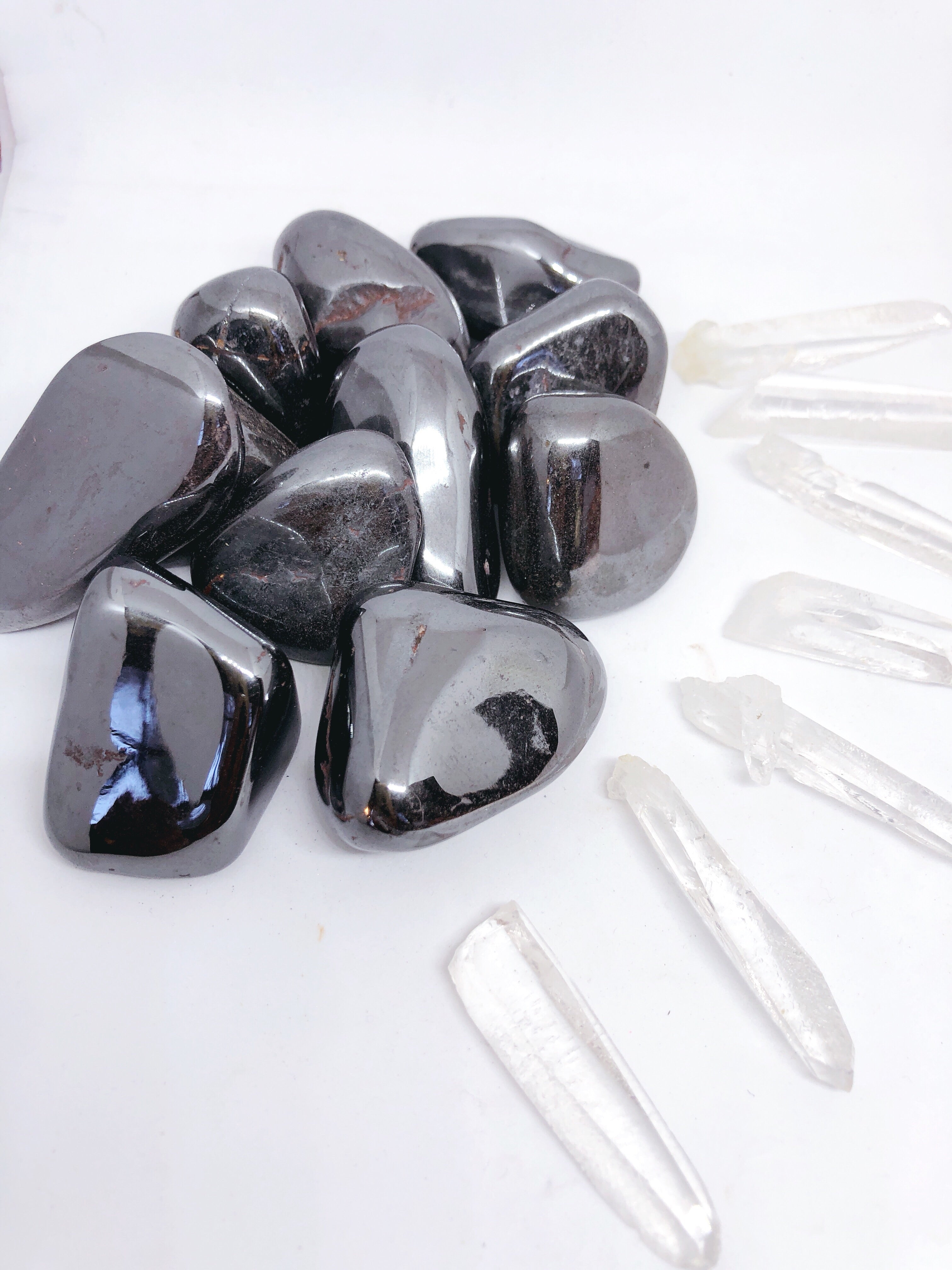 Hematite Tumbled Stones - Baltic Mermaid