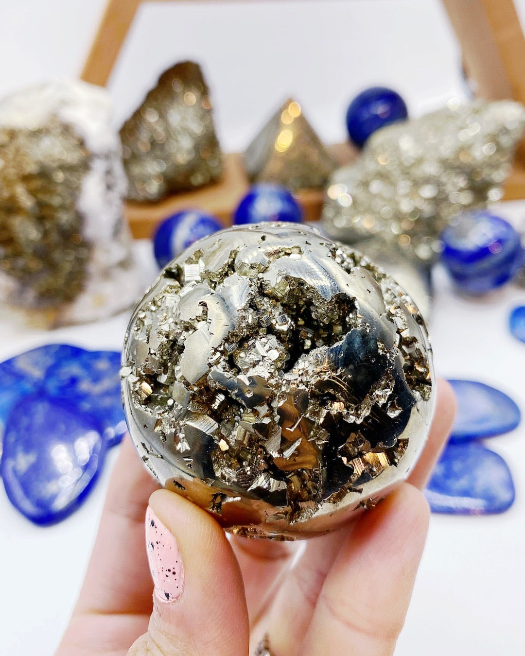 Pyrite Sphere - Baltic Mermaid