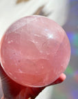 Large Star Rose Quartz Sphere