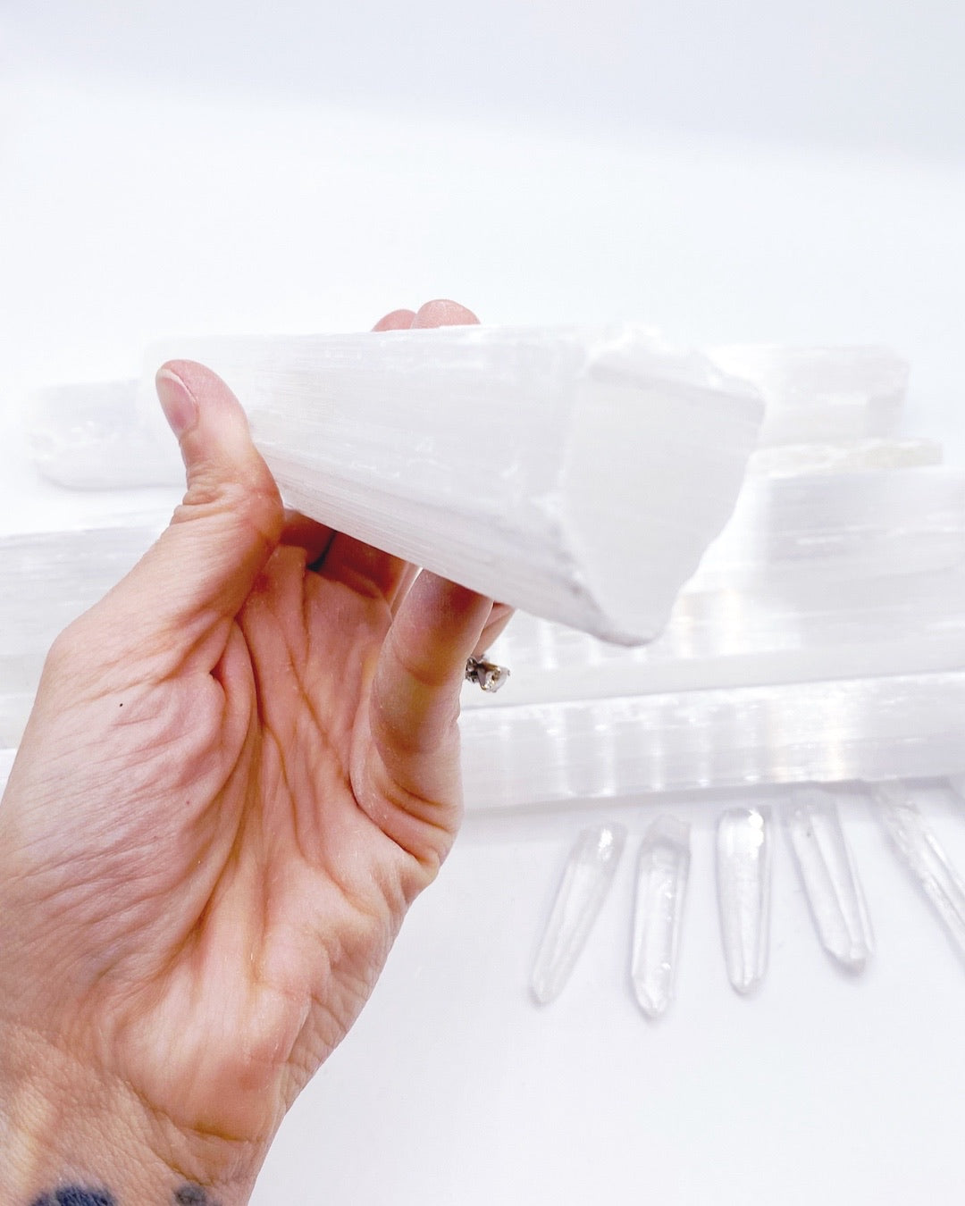 Selenite Wand - Large - Baltic Mermaid