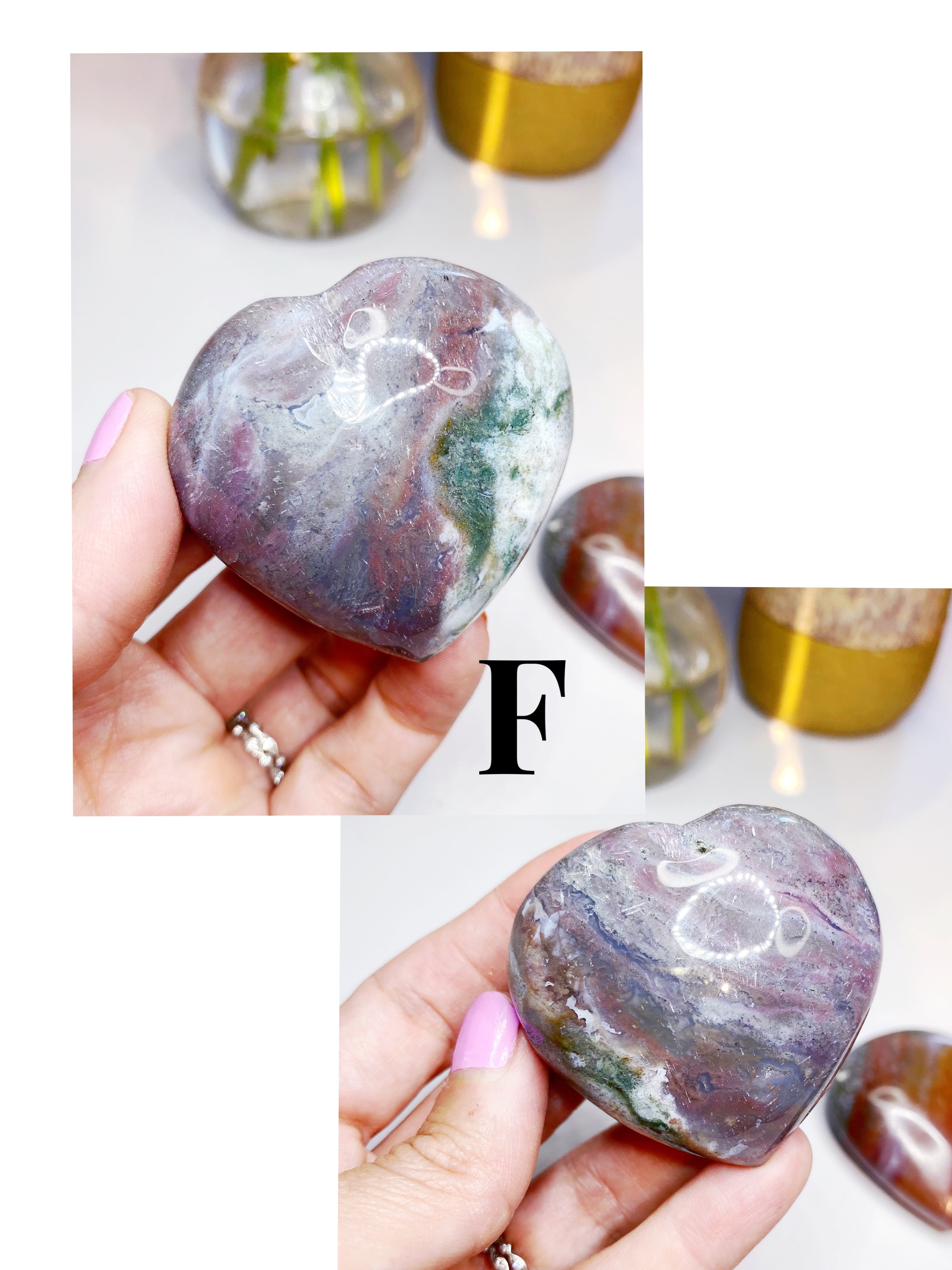 Ocean Jasper Hearts - Baltic Mermaid