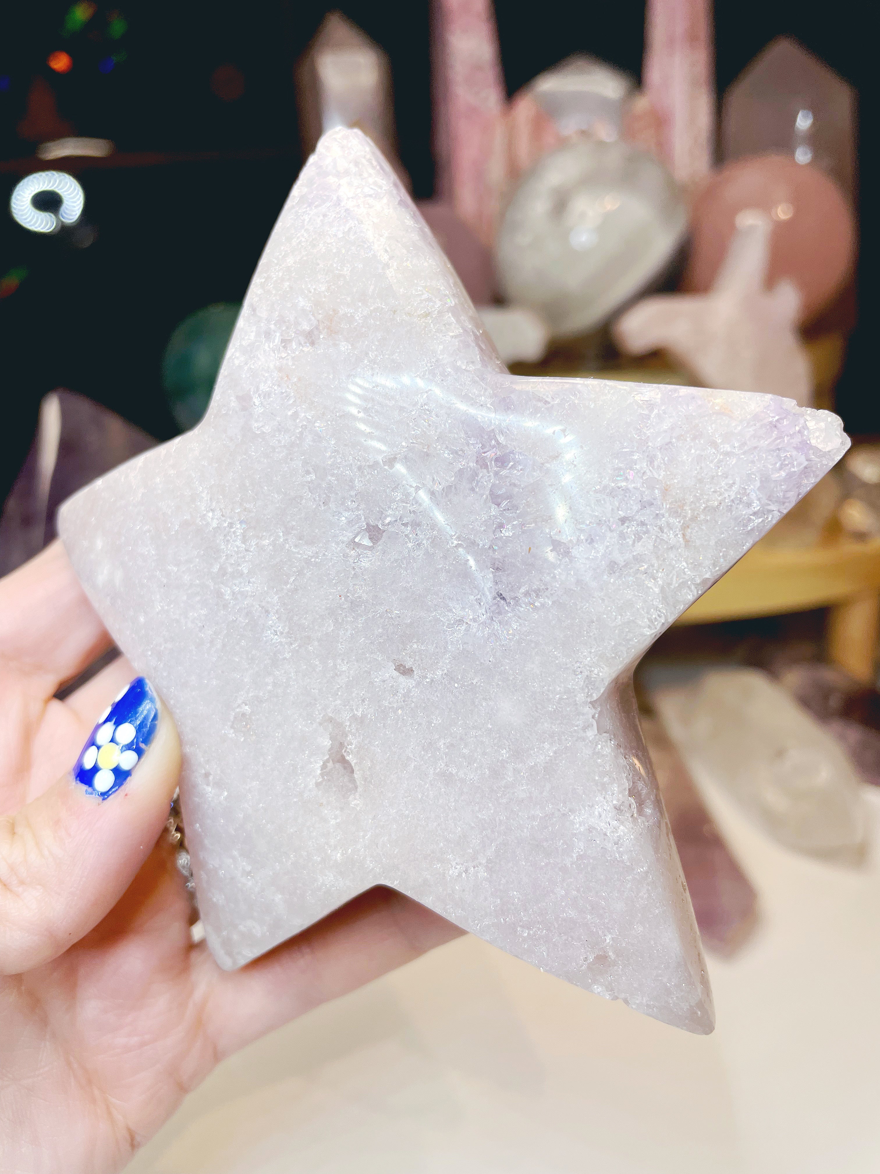 Pink Amethyst Star - Baltic Mermaid