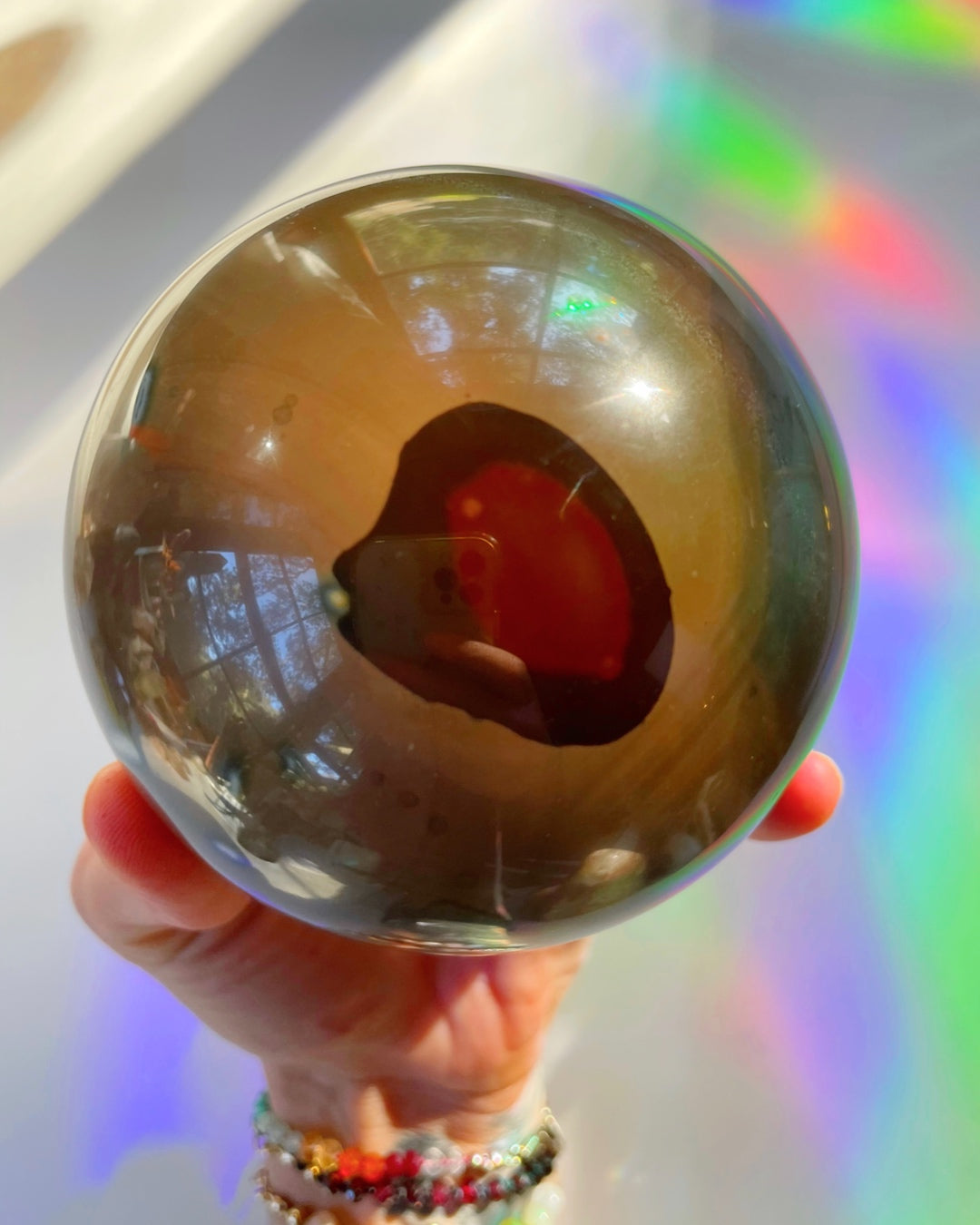 Polychrome Jasper Sphere - Large - Baltic Mermaid