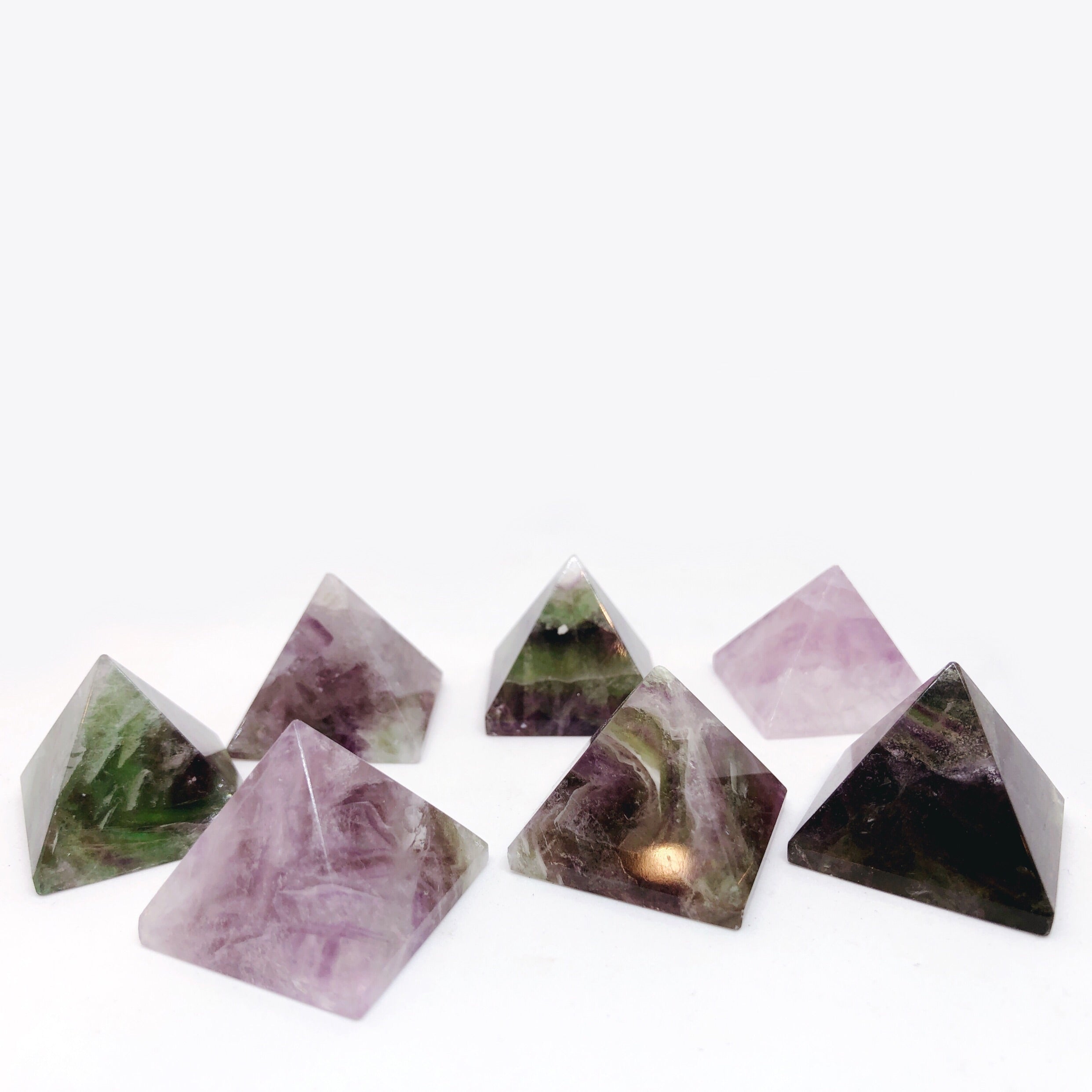 Fluorite Pyramids - Baltic Mermaid