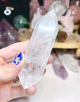 Double Terminated Clear Quartz Point w/ inclusions