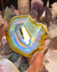 Iris Agate Slice - AAA