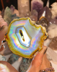 Iris Agate Slice - AAA