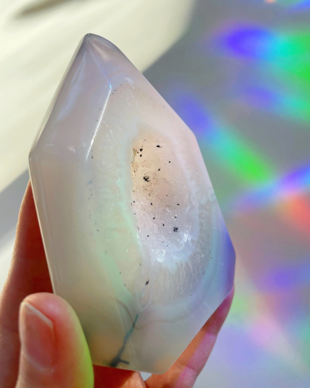 Druzy Agate Tower - Flat - Baltic Mermaid