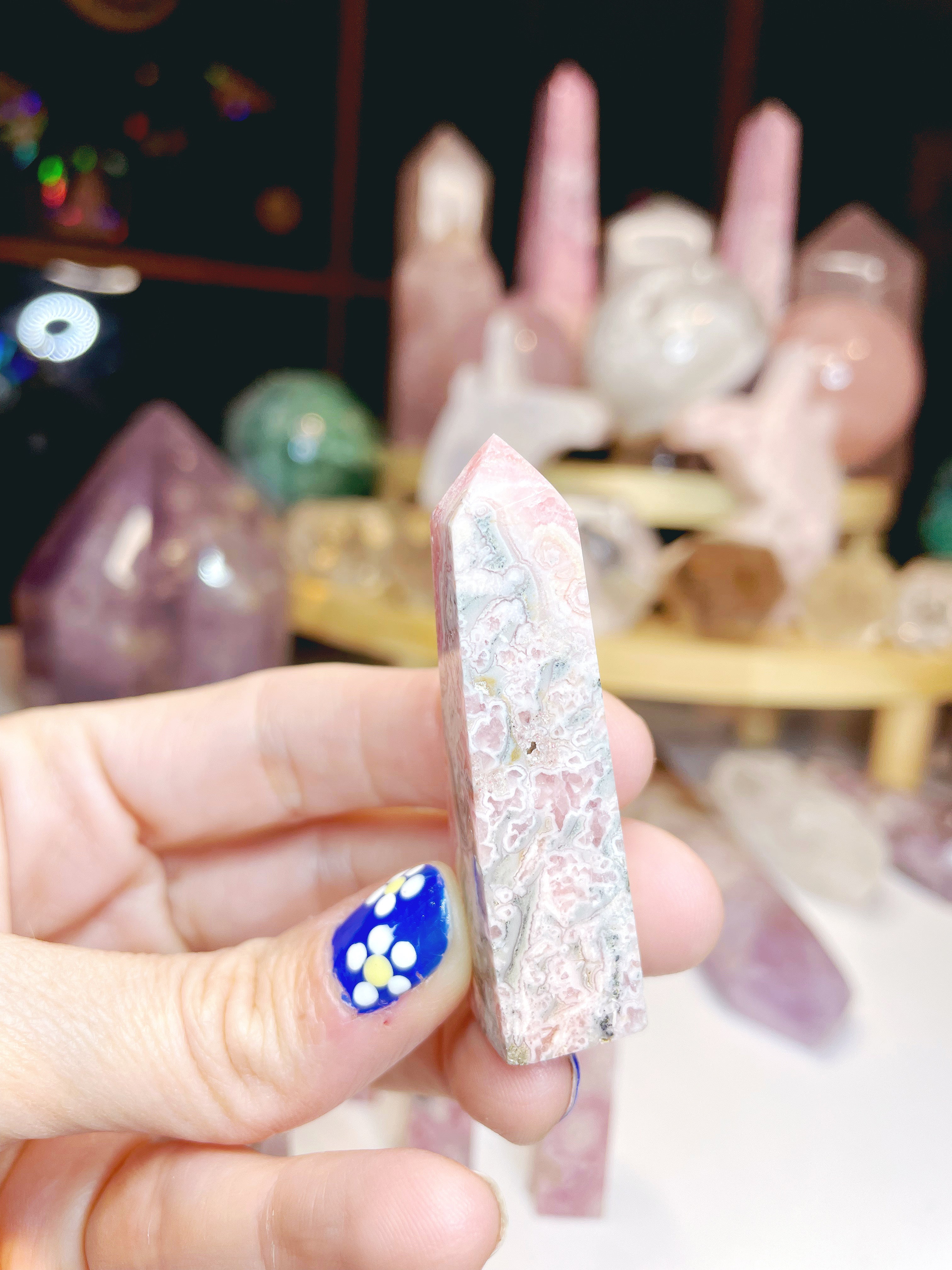 Rhodochrosite Obelisk - Baltic Mermaid