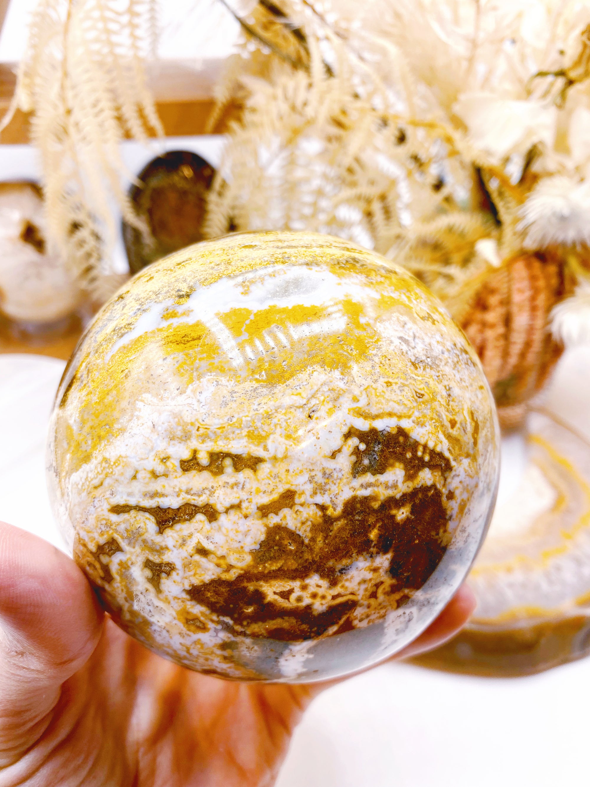 Ocean Jasper Sphere