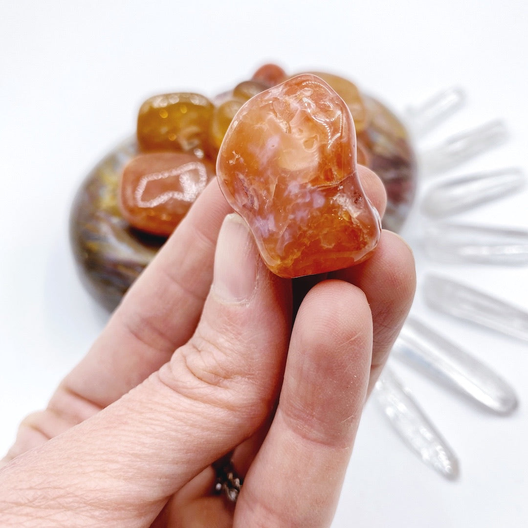 Carnelian Tumbled Stones