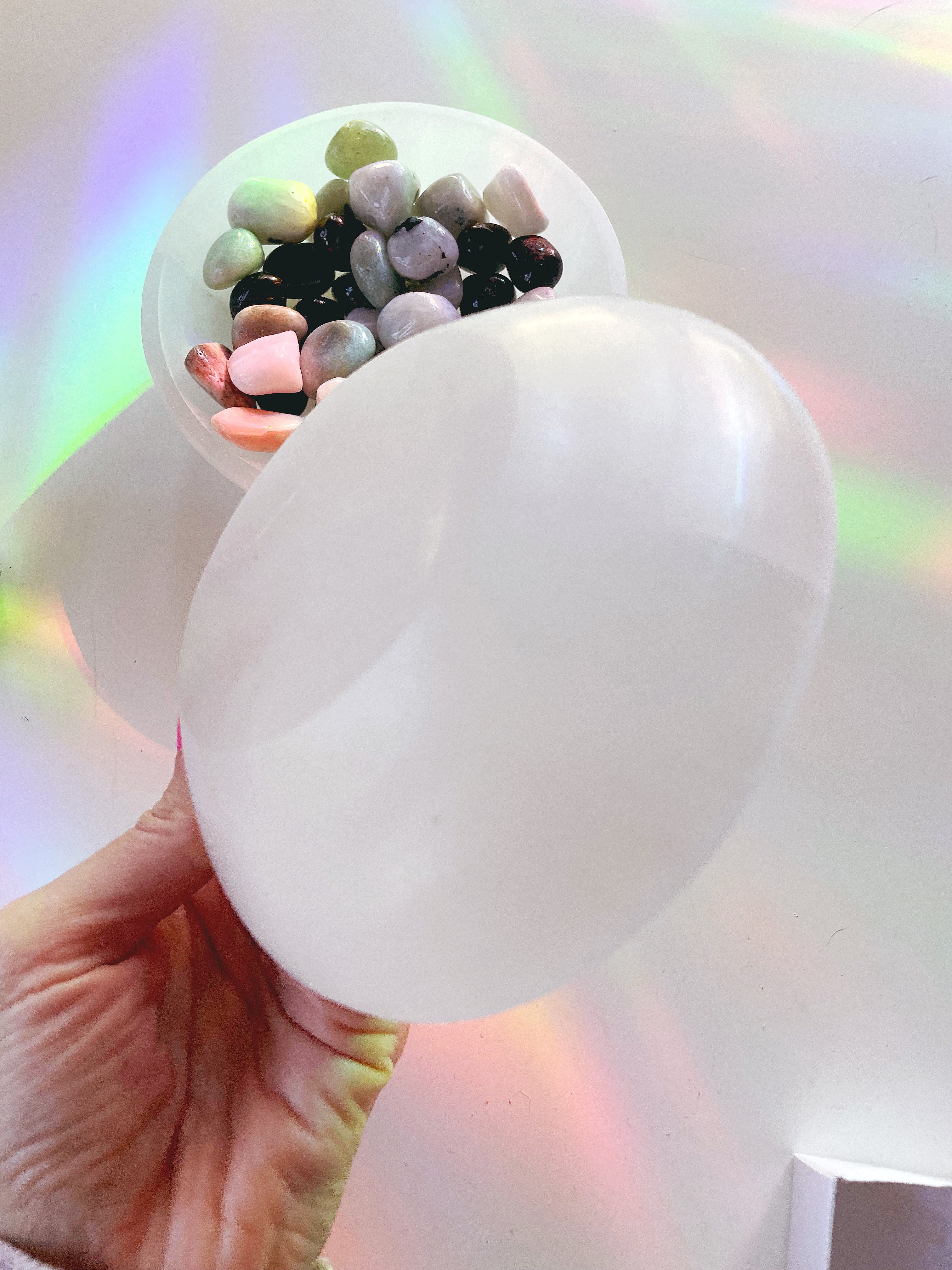 Selenite Dish - Baltic Mermaid