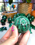 Malachite Carved Sphere