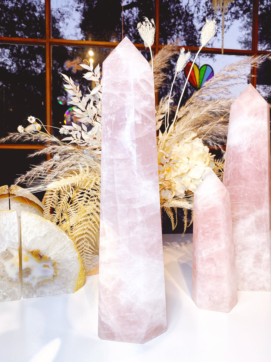 Rose Quartz Tower - Large