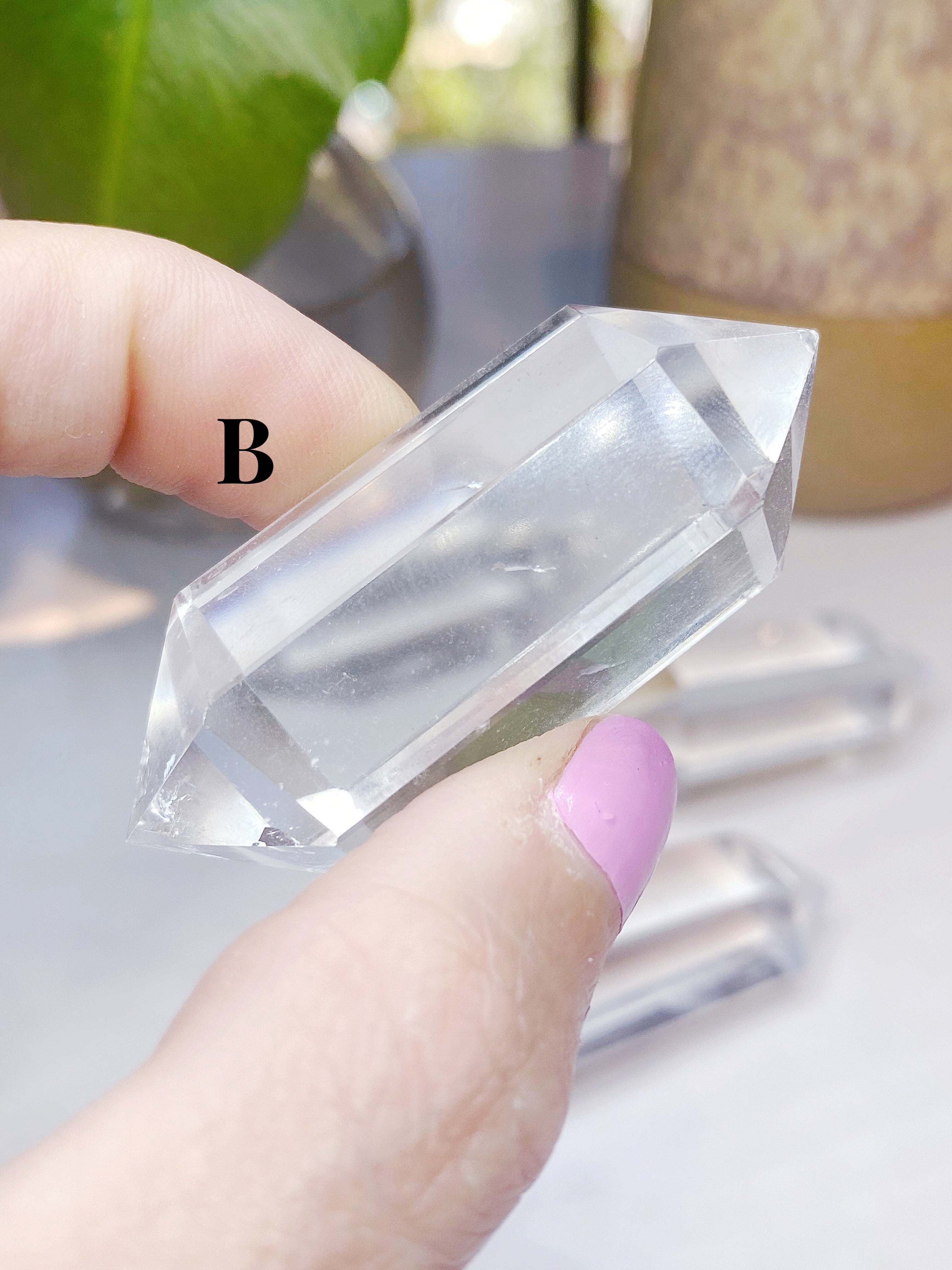 Double Terminated Clear Quartz Points - Baltic Mermaid