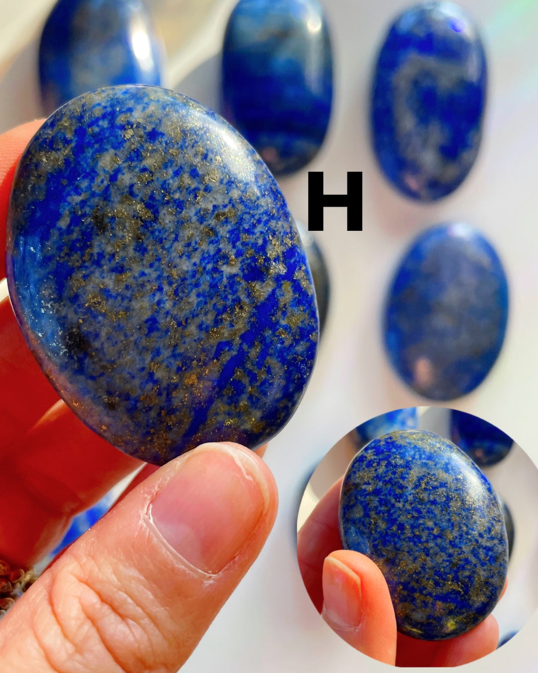 Lapis Lazuli Palm Stones