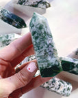 Moss Agate Lil Tower