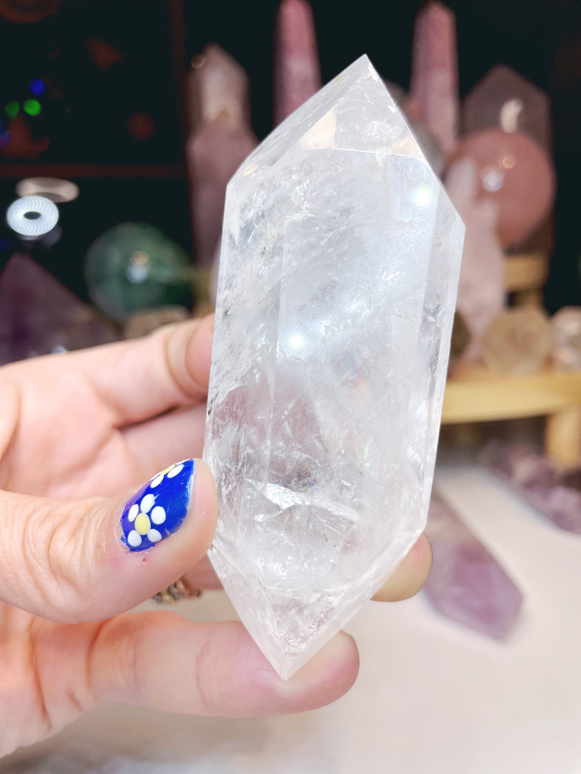 Double Terminated Clear Quartz Point