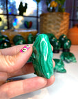 Malachite Carved Penguin